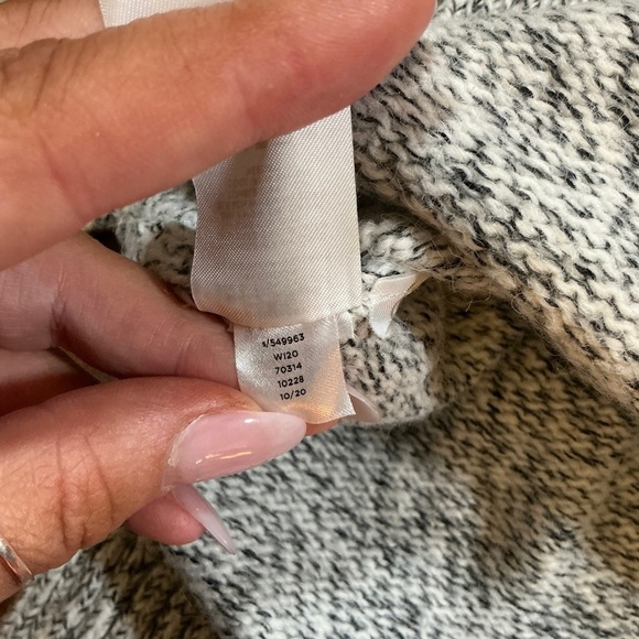 Lou & Grey for LOFT Après Gray Marled Knit Sweater XS - Picture 4 of 7